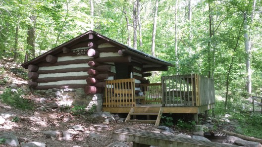 Crampton Gap Shelter along the A.T. in Maryland 2014-05-26
