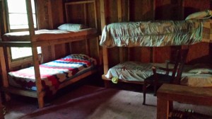 Upstairs bunk room at Kincora Hiking Hostel