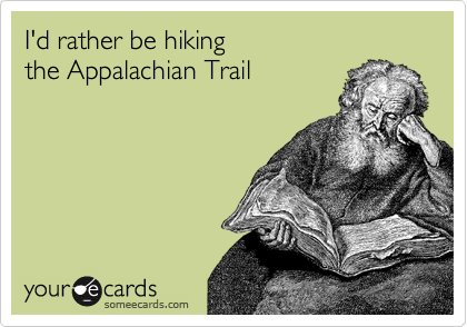 Rather be hiking ecard